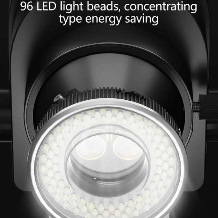 MaAnt MY-038 Cell Phone Repair Microscope Ring Polarized LED Light Source Lamps 96 Beads Anti-Gla...