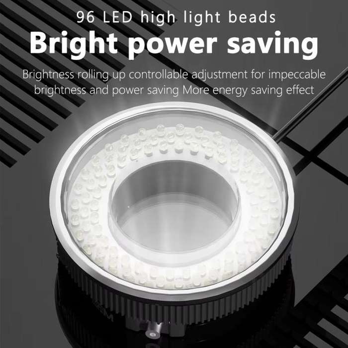 MaAnt MY-038 Cell Phone Repair Microscope Ring Polarized LED Light Source Lamps 96 Beads Anti-Gla...
