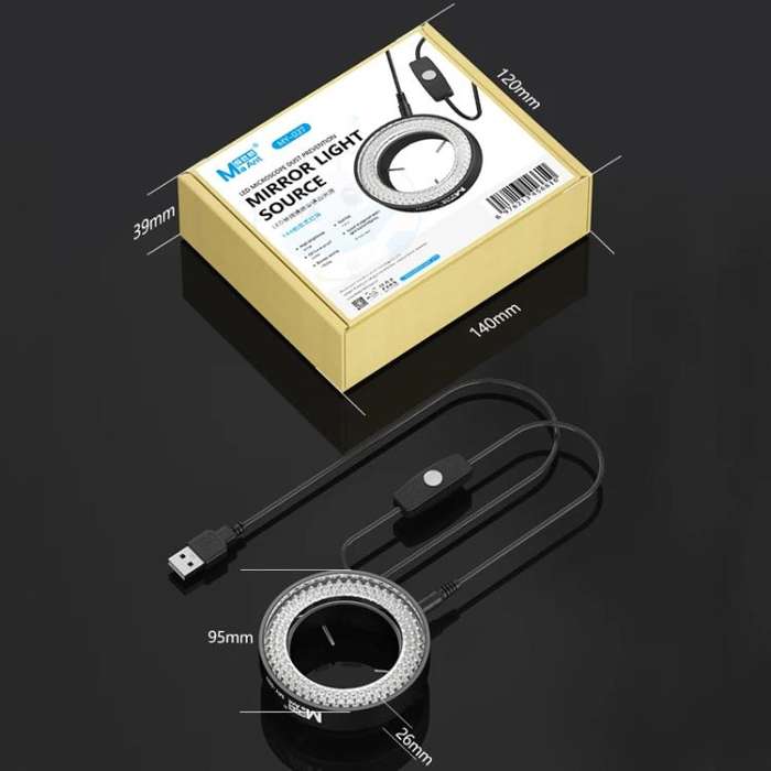 MaAnt MY-037 Cell Phone Repair 144 Beads Microscope Ring Light Source