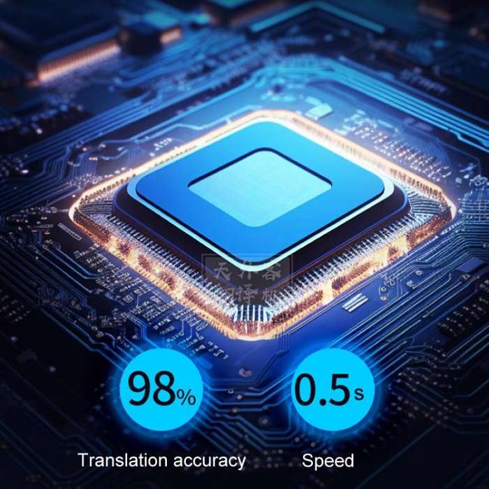 X9 8 In 1 AI Large Model Simultaneous Translator Offline Voice And Video Call Translation(Black)