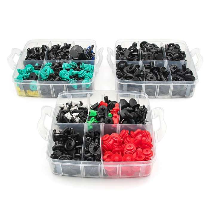 680pcs /Set Car Retainer Clips Fasteners Remover Kit Automotive Clips Set
