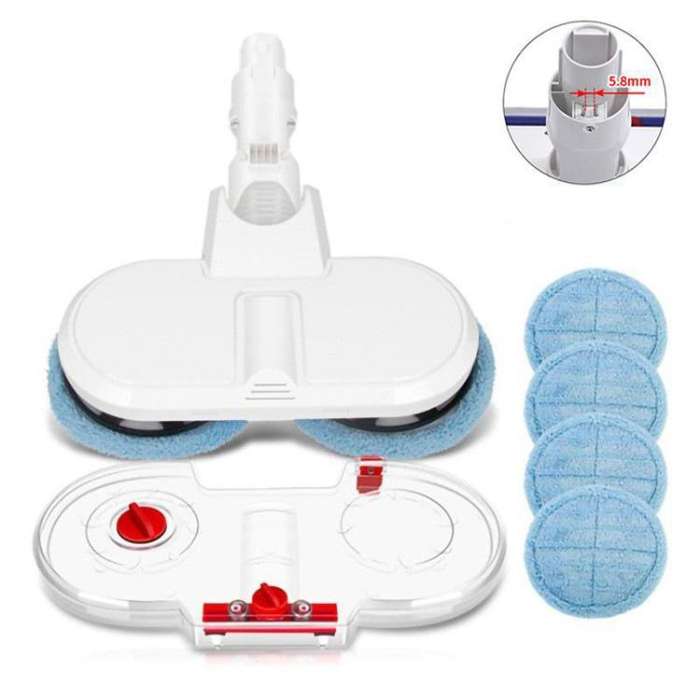 Electric Mop Head With Water Tank for Xiaomi Dreame / Dyson Handheld Vacuum Cleaner Narrow 6 Blue...