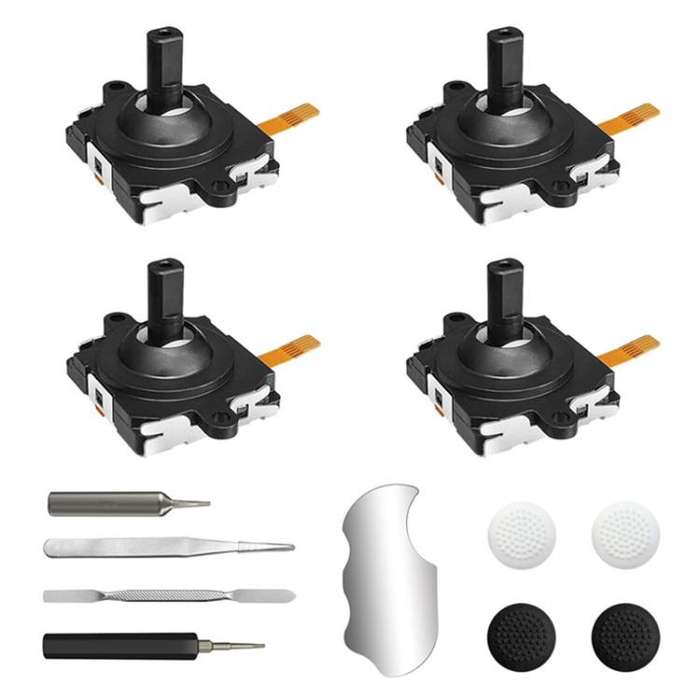 14 In 1 4pcs Joystick Type For Quest 2 Repair Tool Set Handle Joystick Replacement Parts