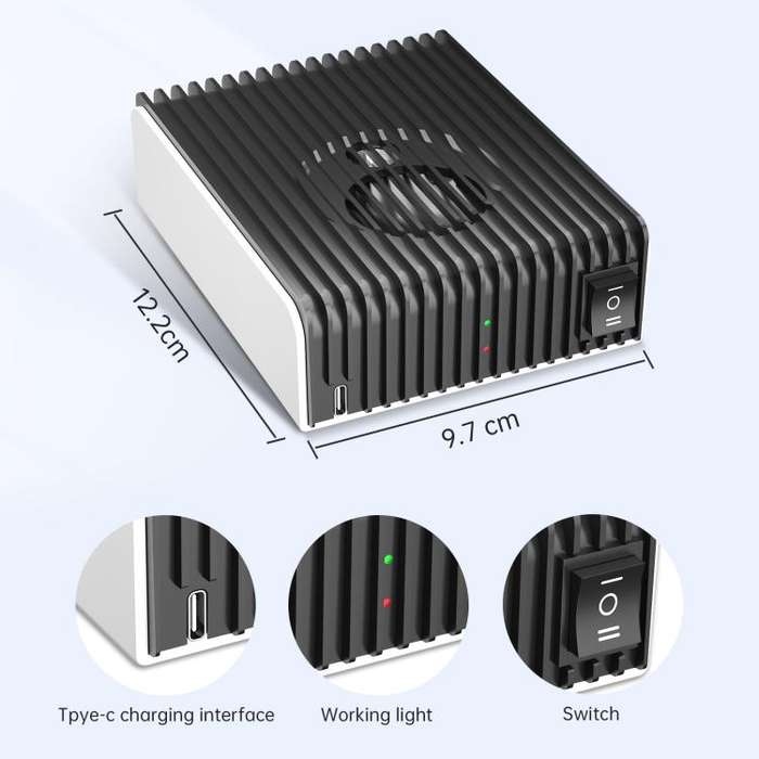 Car High-power Ultrasonic Mouse Repeller Portable Outdoor Animal Repeller(White)
