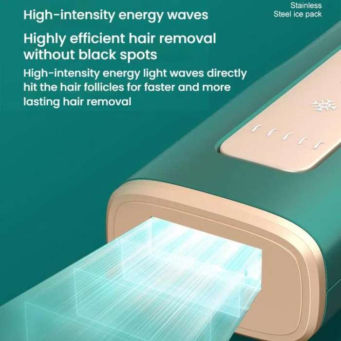 Sapphire Ice Sense Painless Laser Hair Remover Intense Pulse Ice Hair Removal Device, Style: Crys...
