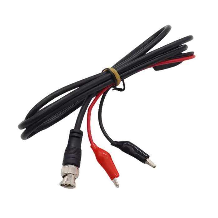 BNC Male To 2 Crocodile Clip Oscilloscope Probe Cable Q9 Signal Test Cable, Length: 1.5m