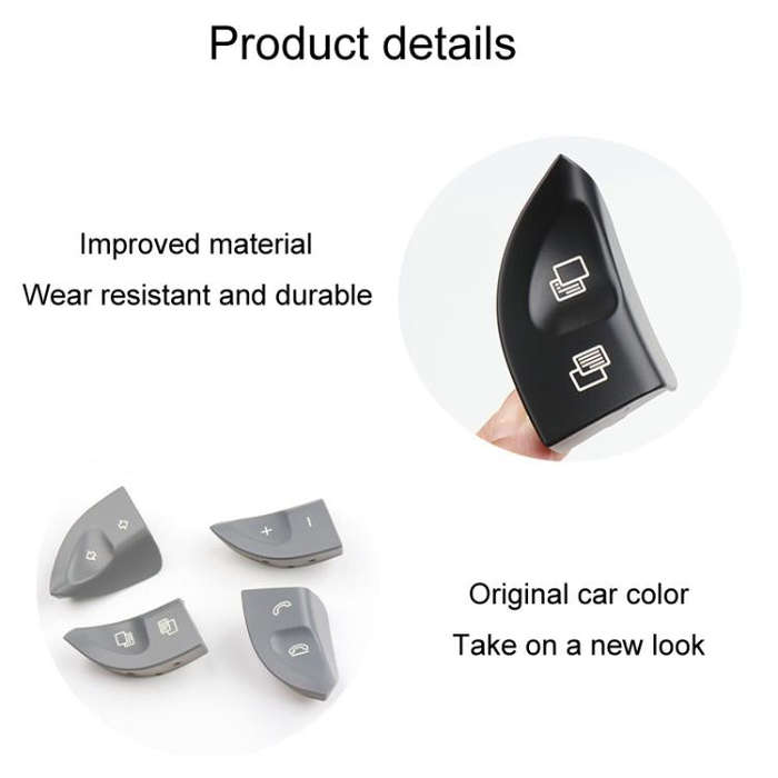 For Mercedes-Benz S-Class / CL-Class Car Steering Wheel Multi-Function Button Buttons 2208210679(...