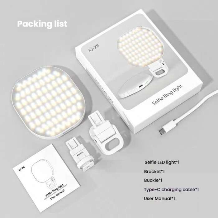 Smartphone Fill Light Selfie Live Streaming Computer Laptop Photography Light LED Video Conferenc...