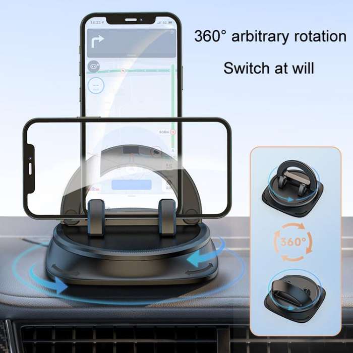 Z12 Car Center Console Fixed Navigation Phone Holder Installation-Free Snap-On Phone Support Bracket