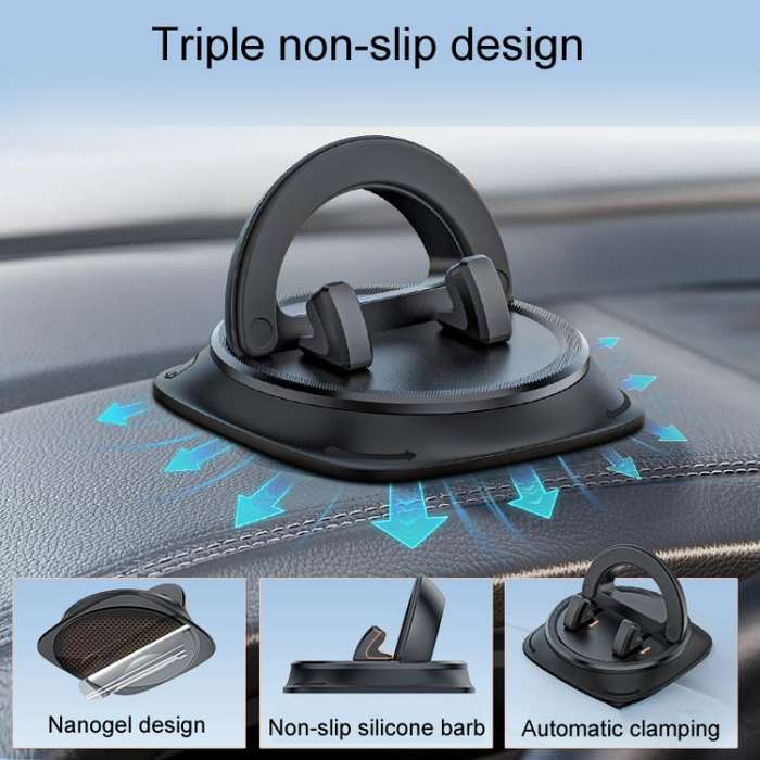 Z12 Car Center Console Fixed Navigation Phone Holder Installation-Free Snap-On Phone Support Bracket