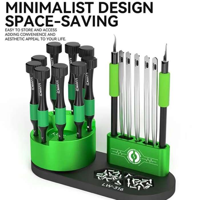 LUOWEI LW-316 Cell Phone Repair Tool Organizer Rotary Screwdriver Holder