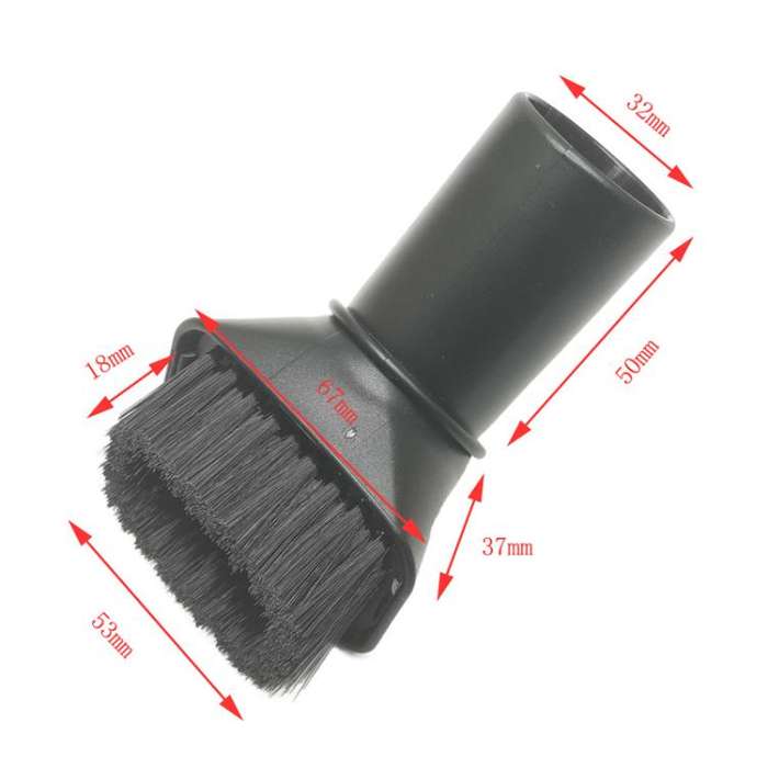 For Karcher / Miele / Bosch / Philips Vacuum Cleaner 32mm Soft Brush Nozzle 2.863-221.0, Style: W...