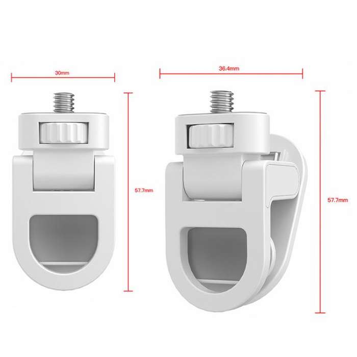 1/4 Screw Universal Fill Light Cell Phone Clip GoPro Video Conference Laptop PC External Clip(Sma...