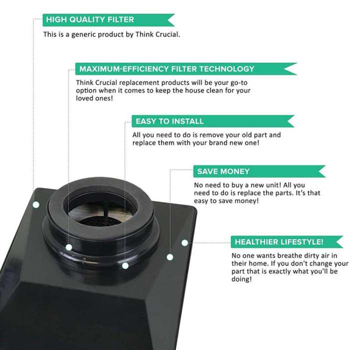 HEPA Filter For Rainbow E2 Series R-10520 Vacuum Cleaner Accessories