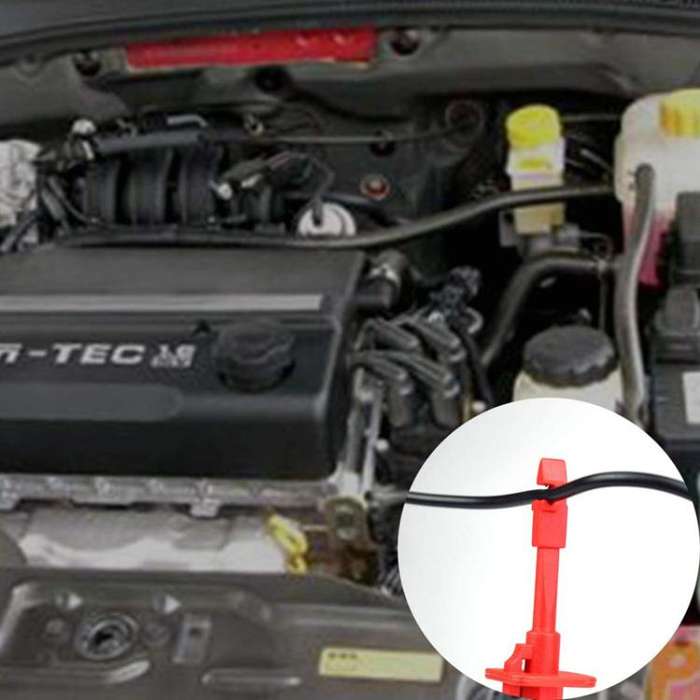Multimeter Fast Non-destructive Auto Repair Test Probe Hook(Red)