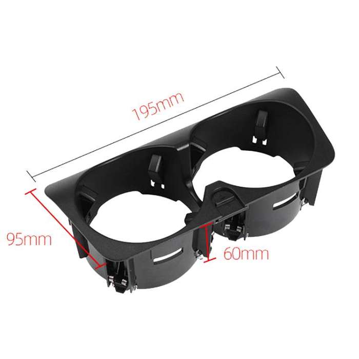 For Mercedes-Benz C-Class W205 / GLC W253 / E-Class W213 Center Console Beverage Cup Holder 20568...