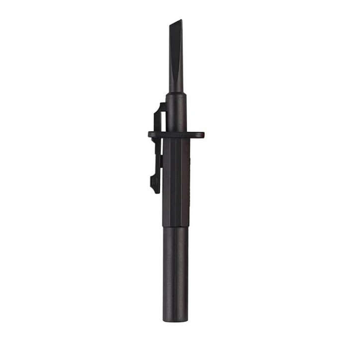 4mm Banana Jack Multimeter IC Clip Test Hook Telescopic Probe(Black)