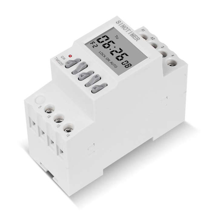 SINOTIMER TM626  2 Channel Timer Switch 220V 7 Days Weekly Programmable Timer