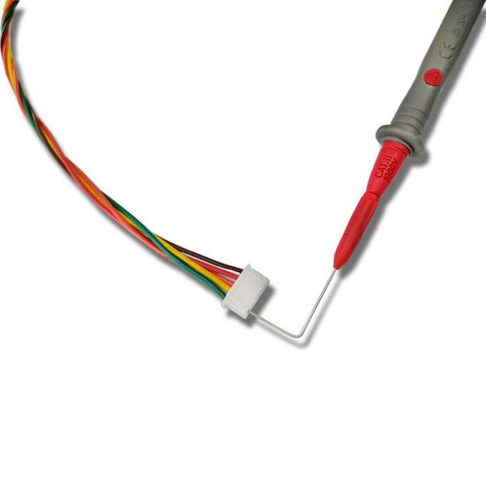 2mm Jack 90 Degree Puncture Extension Needle Multimeter Probe Universal Digital Meter Probe(Black)