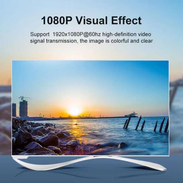 Mindpure AD014 Upgraded Version VGA To HDMI Converter For Computer Monitor Cable Adapter With Aud...