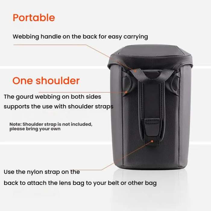 PGYTECH SLR Camera Telephoto Lens Waterproof Storage Bag, Size: L