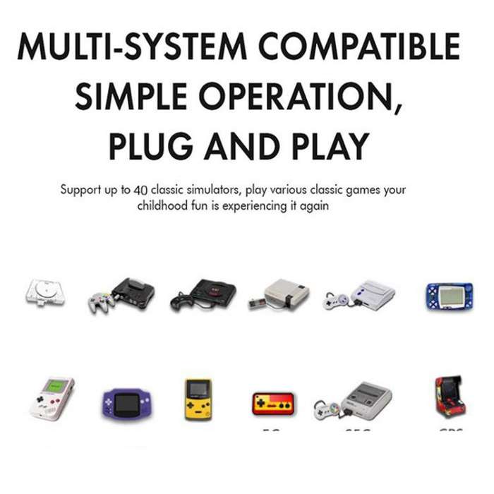 M10 Pro 4K TV Game Player 3D HD Retro Video Game Console 256G With Charged Controller