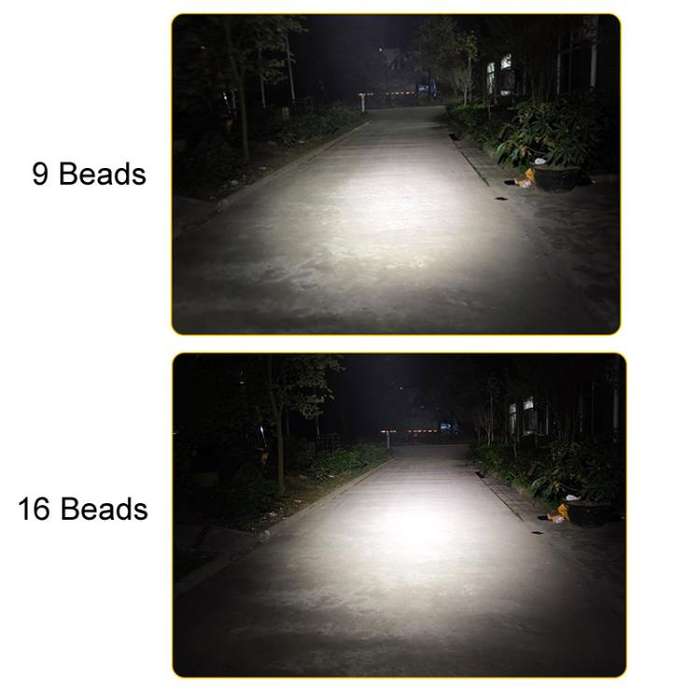 DC 12V-80V Forklift LED High Brightness Front Working Headlight, Size: 4 Inches 9 Beads