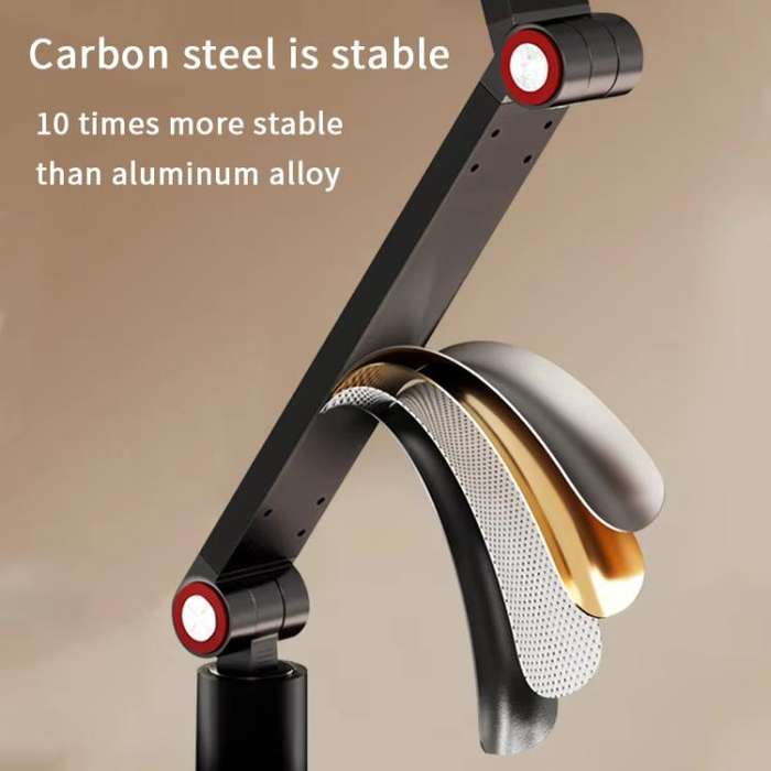 Portable Vesa Monitor Stand Height Adjustable Swivel Desk Mount For 17-Inch Screens(Black)