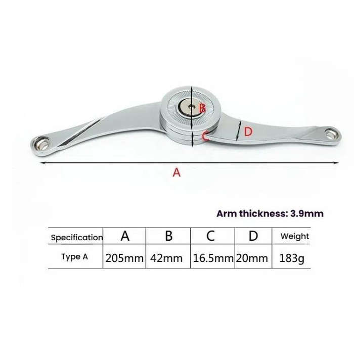 S-Shaped Mechanical Cabinet Wardrobe Door Randomly Stop Support Hinge Furniture Lift Up Flap Stay...