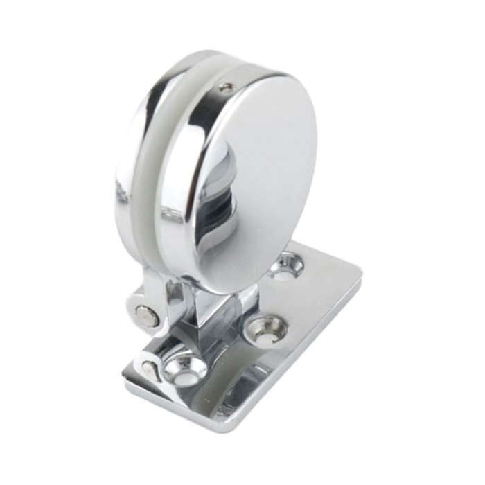 Frameless Glass Door Hinge Display Wine Cabinet 180 Degree Window Door Round Hinge, Spec: Single ...