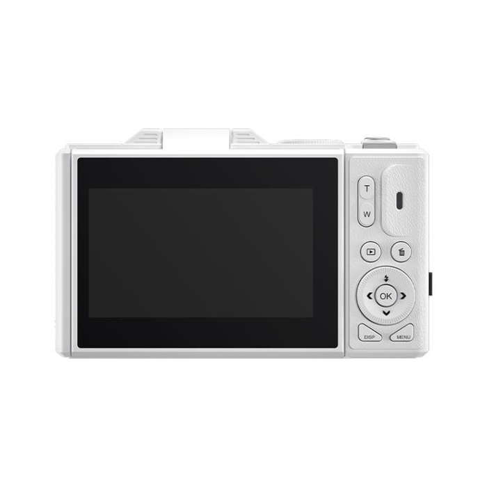 W1 5K HD Digital Camera 75MP 18X Digital Zoom WiFi Video Recorder With Flip Screen(White)