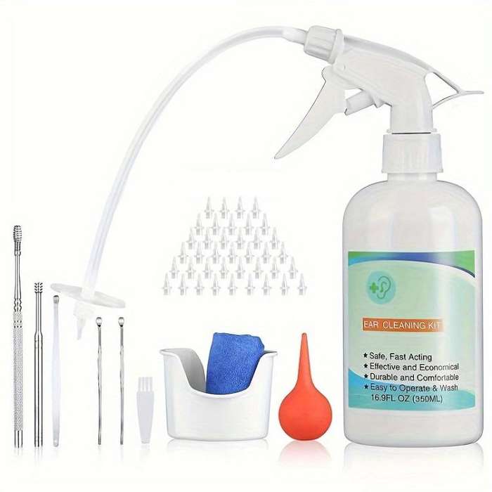 Portable Manual Ear Washer Ear Flusher Ear Wax Cleaner(Manual)