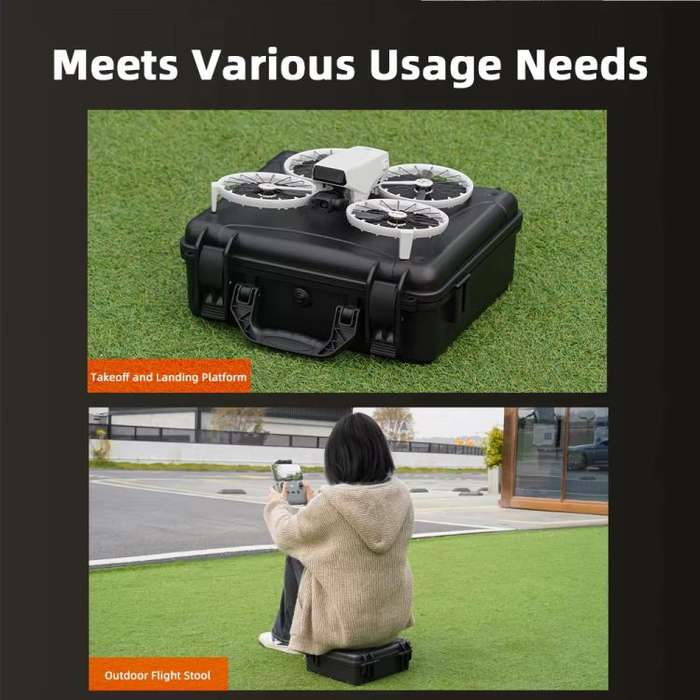 For DJI Flip BRDRC Explosion-proof Waterproof Case With Screen Remote Control Suitcase Shoulder C...