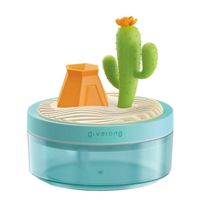Givelong Mini Portable Landscape Humidifier Plant Pot Hydrator Mister USB Car Spray Aromatherapy ...