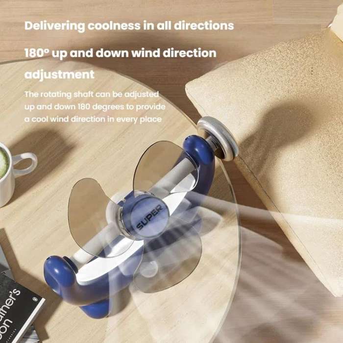 Multifunctional Fan Light Sound Big Wind Power With Light Wall Mounted Long Life Desktop Small Ce...