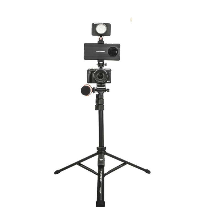YUNTENG 91666L 18.5-67 Inch Adjustable Tripod Selfie Stick With Remote Control For Phone and Came...