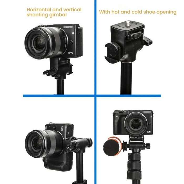 YUNTENG 91666L 18.5-67 Inch Adjustable Tripod Selfie Stick With Remote Control For Phone and Came...
