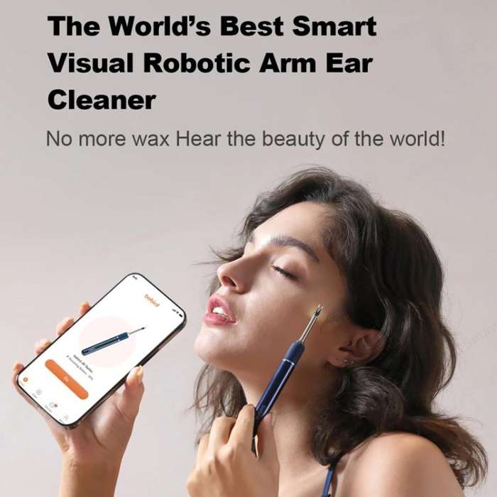 Bebird Note5 Pro Visual Ear Scoop Ear Picking Tool Cleaning Set(Sky Blue)