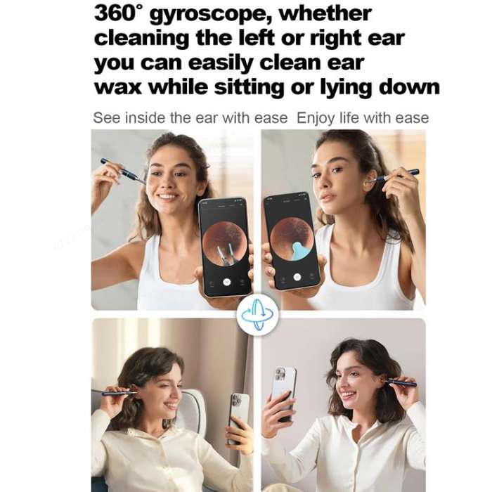 Bebird Note5 Pro Visual Ear Scoop Ear Picking Tool Cleaning Set(Sky Blue)