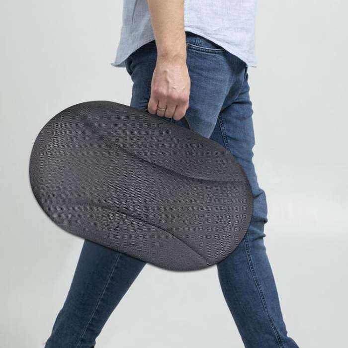 For Quest 3 VR Glasses Storage Case EVA Anti-Pressure Hard Shell Storage Bag(Black)