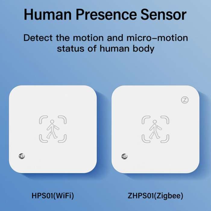 Tuya Zigbee Round Human Presence Sensor Millimeter Wave Radar Detection Built-in Illuminance Sensor