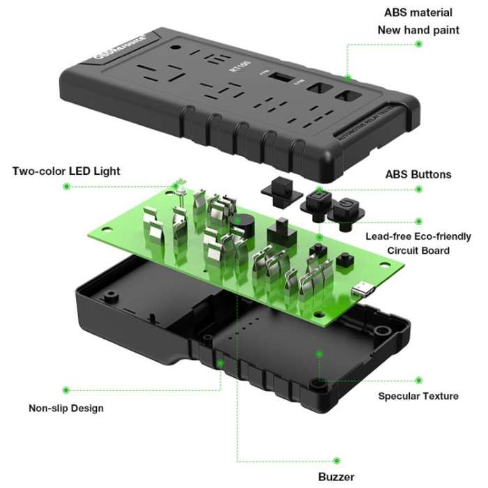 OBDResource 12V Automotive Relay Tester, Model: RT100