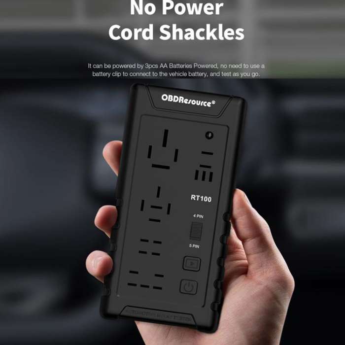 OBDResource 12V Automotive Relay Tester, Model: RT100