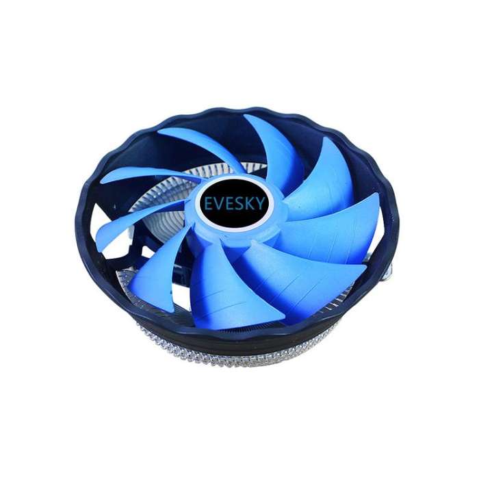EVESKY 800-2000 RPM Conputer CPU Cooling Fan For Intel LGA 1155/1156/775 & AMD AM4/AM5 Sockets