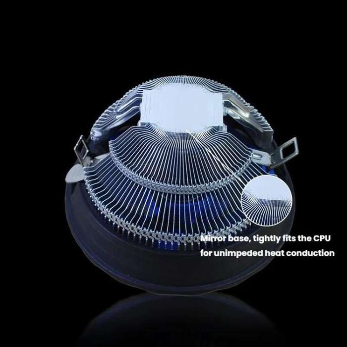 EVESKY 800-2000 RPM Conputer CPU Cooling Fan For Intel LGA 1155/1156/775 & AMD AM4/AM5 Sockets