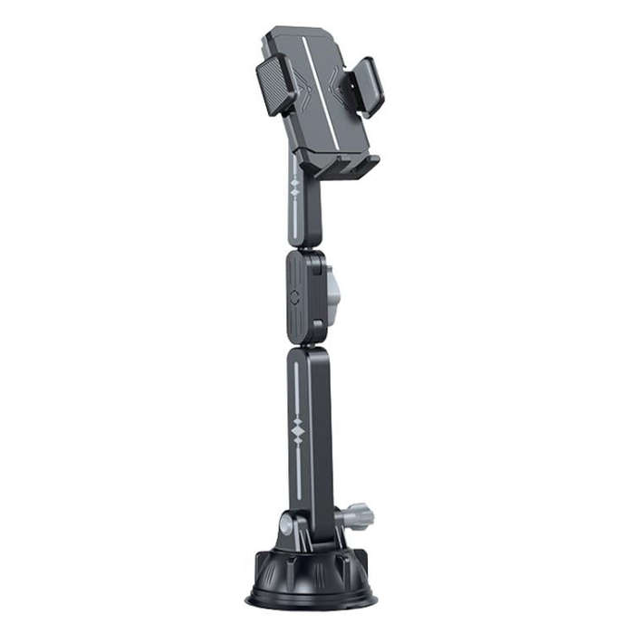 Extended Car Mechanical Arm Telescopic Cell Phone Holder Car Windshield Dashboard Large Suction C...