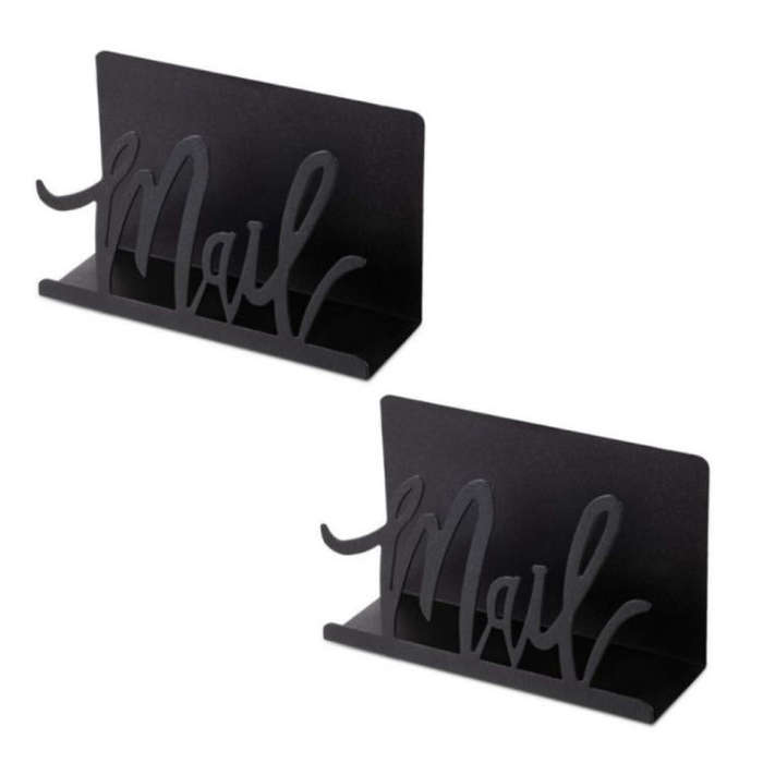 2pcs Metal Mail Letter Storage Rack for Office Desks