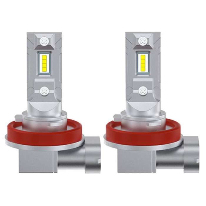 2pcs Mini 1:1 Direct Plug Car LED Headlight Bulb, Specifications: H11(White Light)
