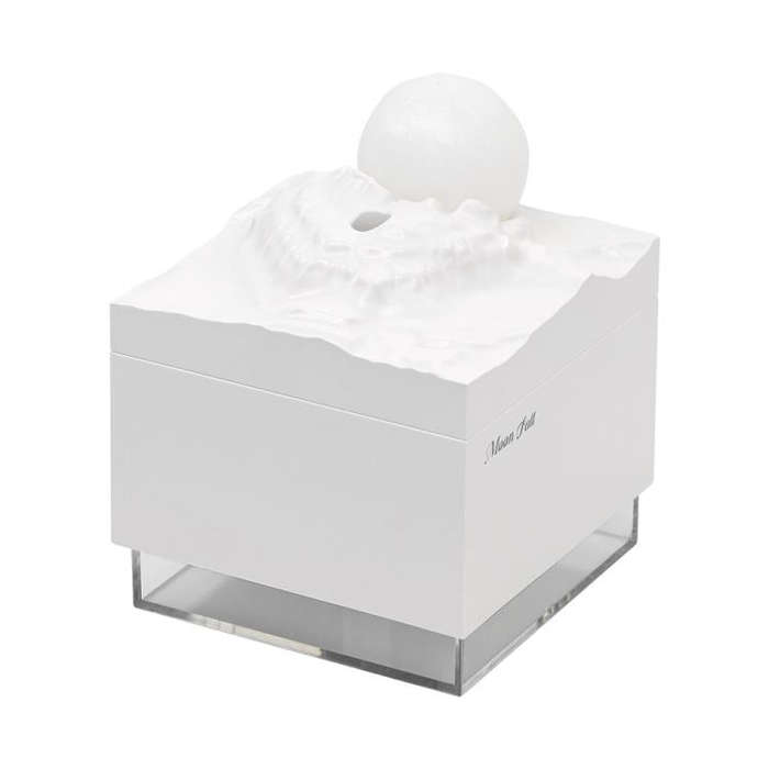 Moonfall Humidifier Aroma Diffuser Large Fog With Night Light Desktop Ornament(White)