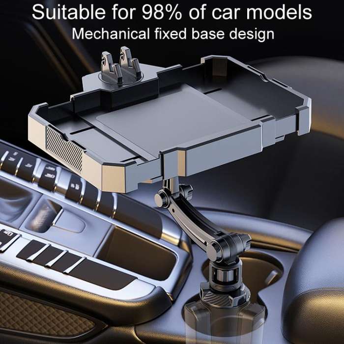 Medium Car 360 Degree Rotating Dining Tray Auto Adjustable Cell Phone Holder